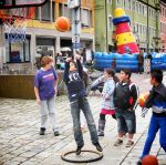 Shootout-Wetbewerb beim Kinderspaßtag 2012 in Freising